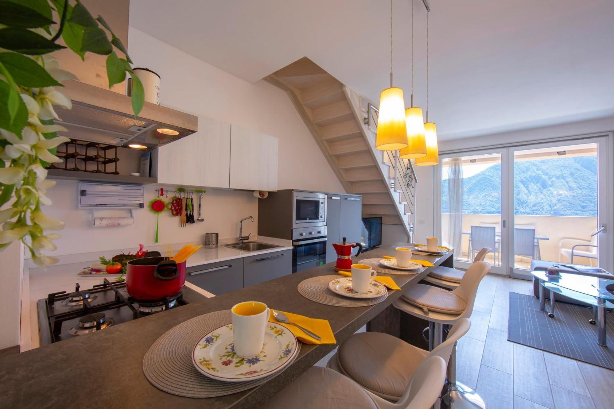 Апартаменты Como Lake Modern Apartament Ulivi Меццегра Экстерьер фото