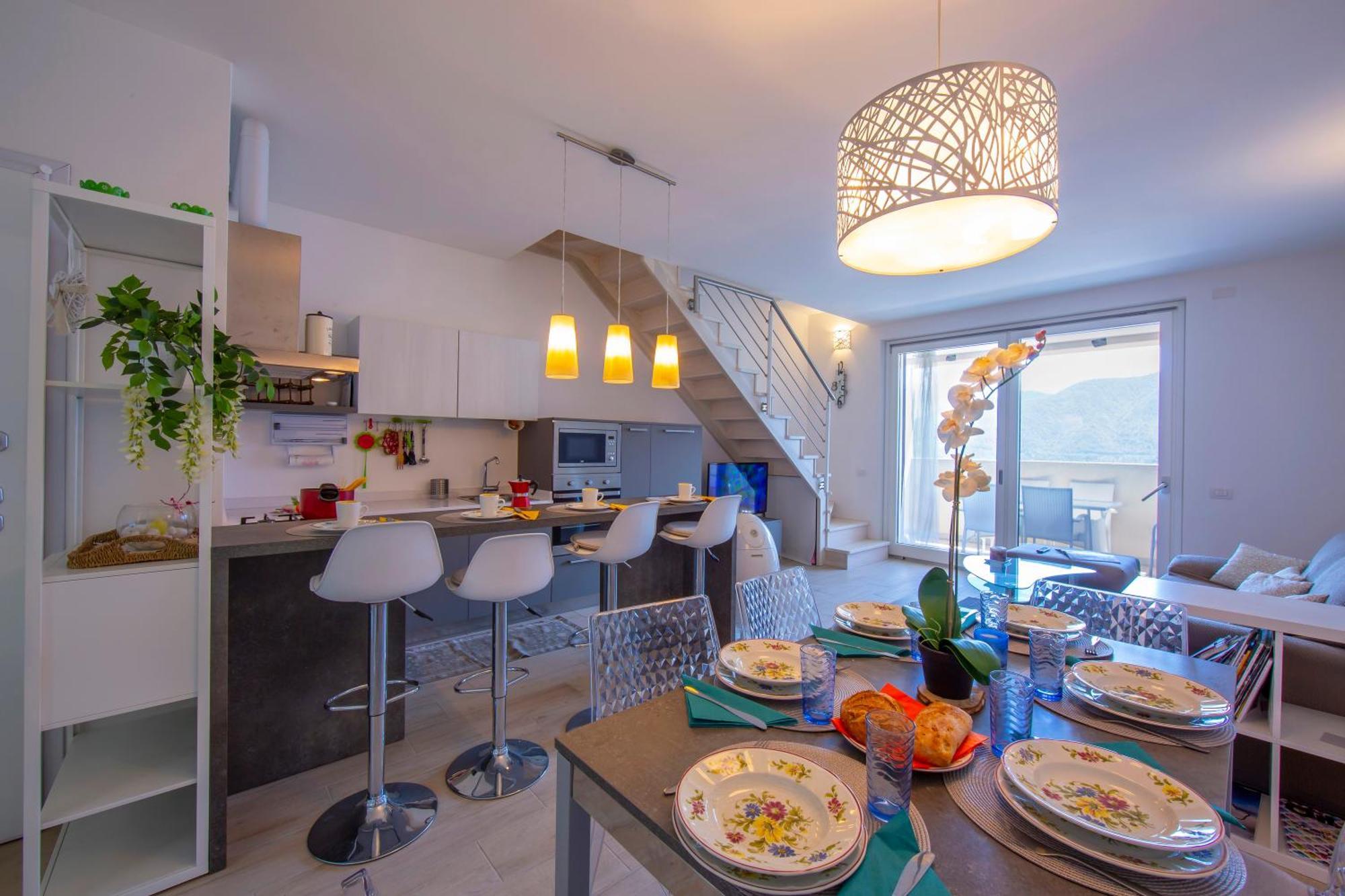 Апартаменты Como Lake Modern Apartament Ulivi Меццегра Экстерьер фото